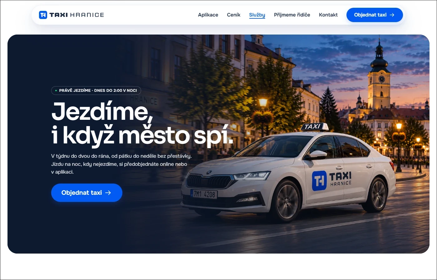Taxi Hranice - Desktop