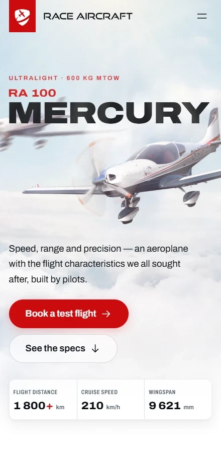 Raceaircraft - Mobile